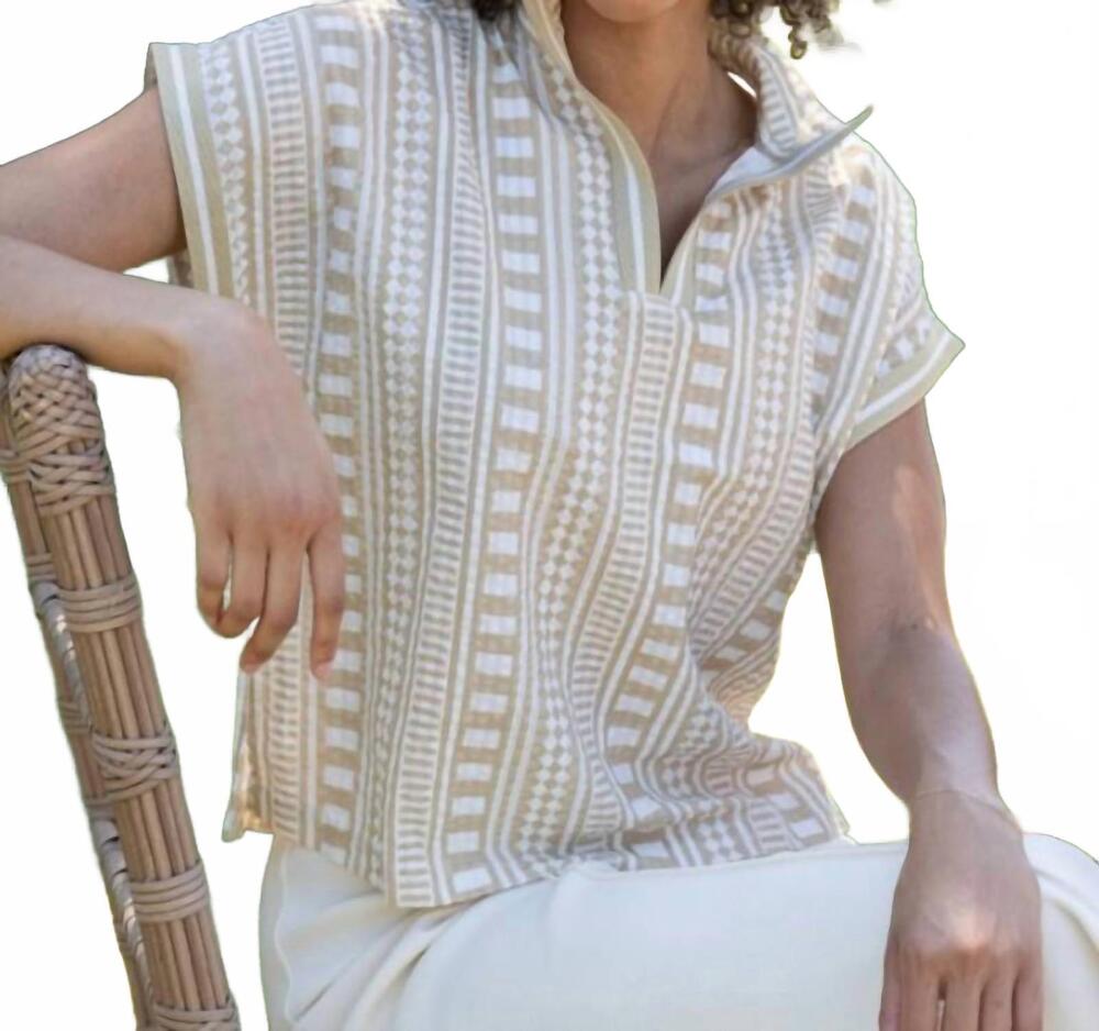 NEW EMILY MCCARTHY riviera top in piazza stripe